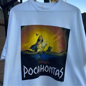 Vintage 1995 Disney Pocahontas Graphic Movie Promo T-Shirt